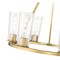 Z-Lite Titus 6 Light Chandelier, 26in. W x 24.5in. H, Modern Gold 826-6MGLD - alternate 4